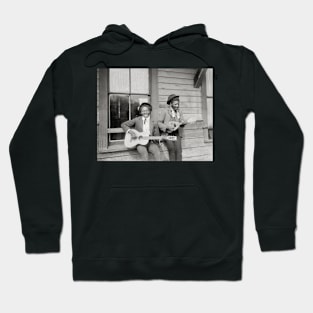 Traveling Musicians, 1902. Vintage Photo Hoodie